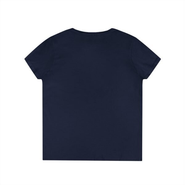 Women V-Neck T-Shirt love & green - Image 2
