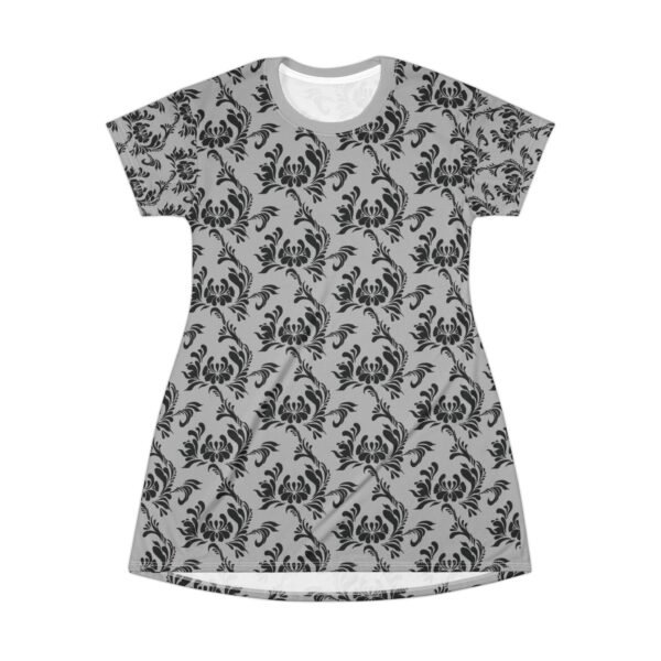 Women T-Shirt Dress Classic Pattern All Over Print - Image 2
