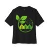 Unisex Oversized Boxy Tee Nature Leaves Trio