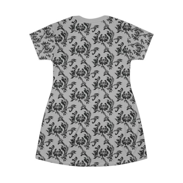 Women T-Shirt Dress Classic Pattern All Over Print - Image 3