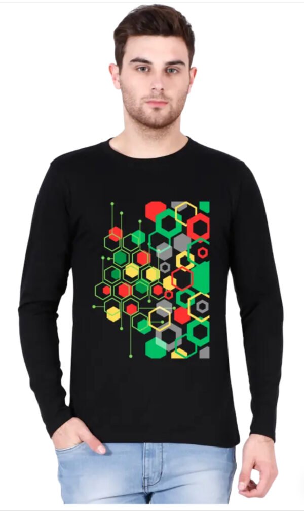 Ecofashionista Geoabstract Full Sleeve 01 Men
