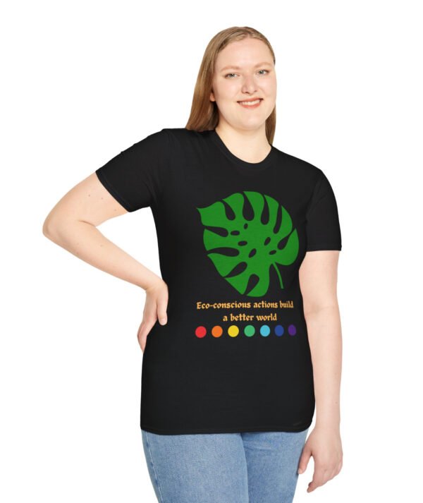 Women Softstyle T-Shirt Nature Leaf Quote - Image 4