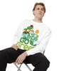 Unisex Garment-Dyed Sweatshirt GO GREEN - Image 4